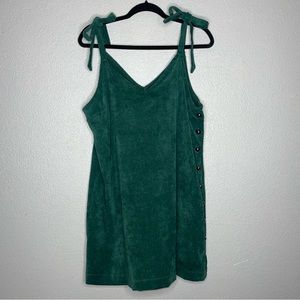 Dillards evolutionary Emerald green mini dress- XL